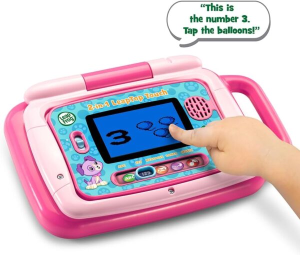 LeapFrog 2-in-1 LeapTop Touch, Pink - Image 4