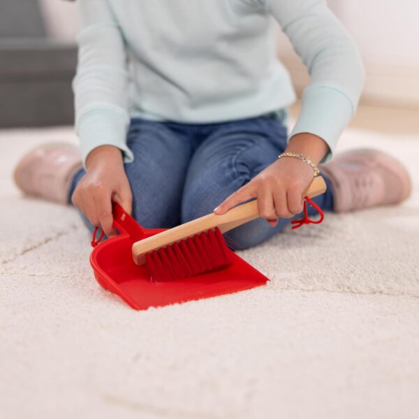 Melissa & Doug Let's Play House Dust! Sweep! Mop! 6 Piece Pretend Play Set - Toddler Toy Cleaning Set, Pretend Home Cleaning Play Set, Kids Broom And Mop Set For Ages 3+ - Image 8