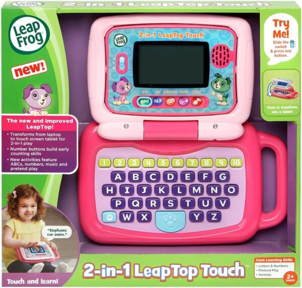 LeapFrog 2-in-1 LeapTop Touch, Pink - Image 6