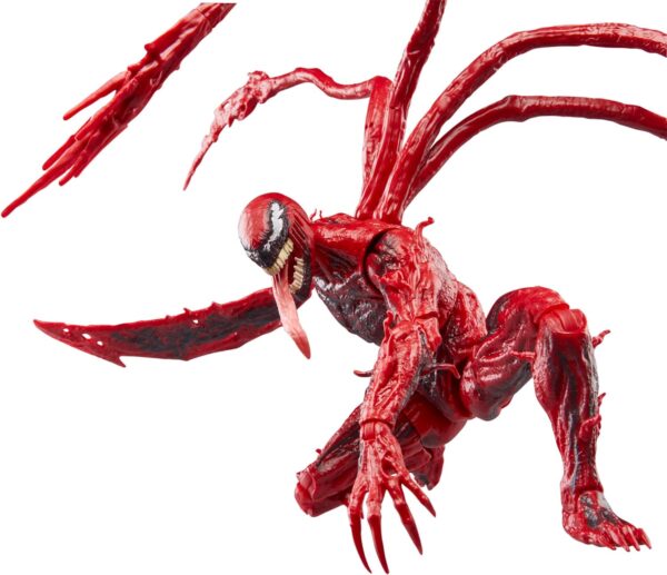 Marvel Legends Series Carnage, Venom: Let There Be Carnage Deluxe Collectible 6 Inch Action Figure - Image 8