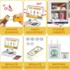 Cash Register Playset for Kids - 48PCS Pretend Play Money, Calculator, Scanner, Credit Card and Play Food for Boys and Girls Ages 3+ (668-125) - Image 4