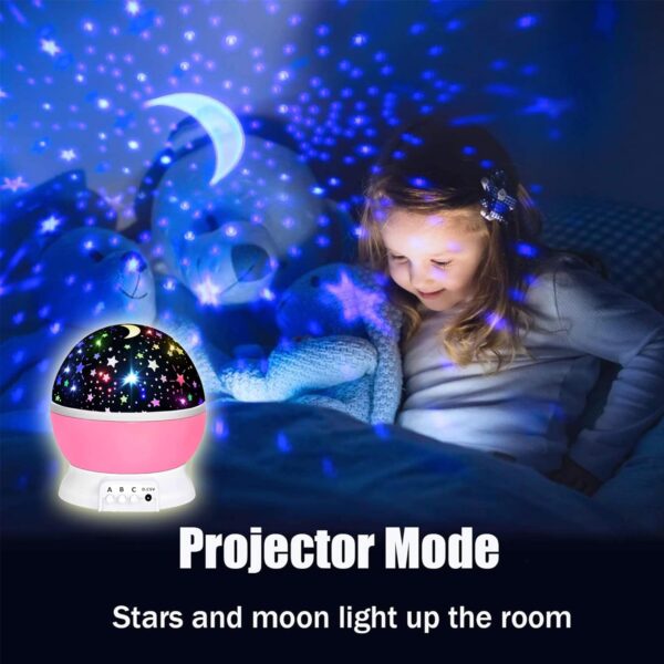 Toys for 1-10 Year Old Girls,Star Projector for Kids 2-9 Year Old Girl Gifts Toys for 3-8 Year Old Girls Christmas Gifts for 4-7 Year Old Boys Sensory Toy Birthday Gifts Stocking Stuffers for Kids - Image 4