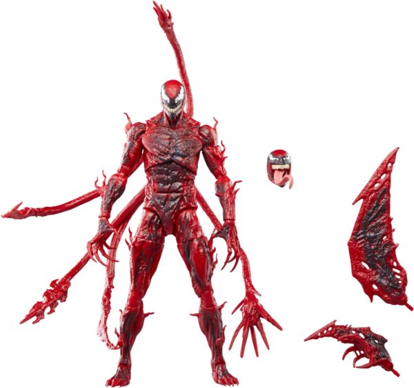 Marvel Legends Series Carnage, Venom: Let There Be Carnage Deluxe Collectible 6 Inch Action Figure - Image 9