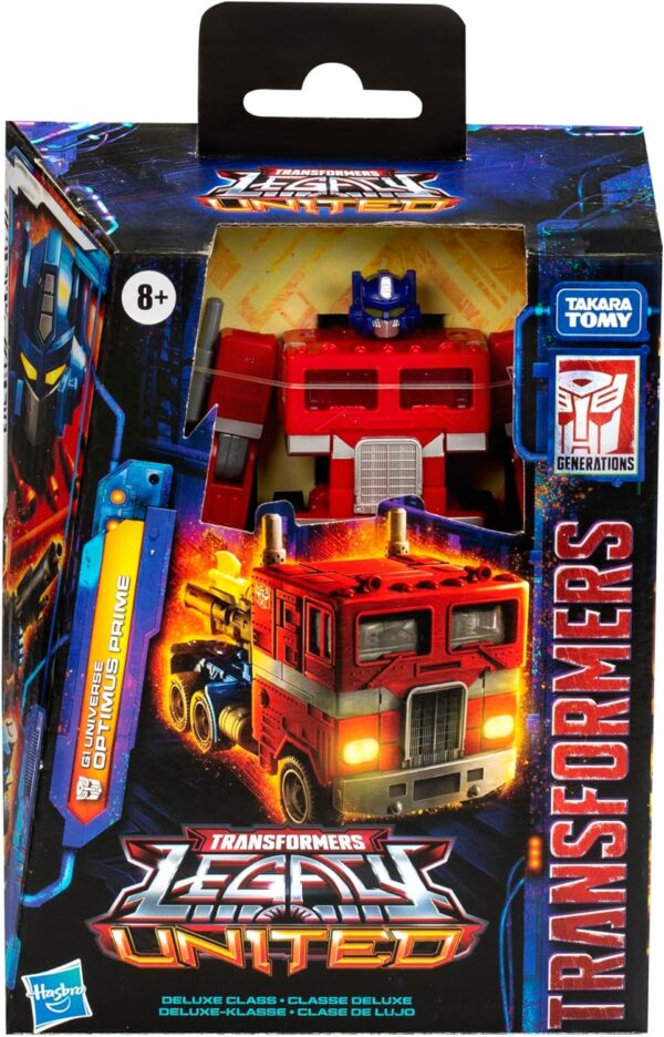 Transformers Legacy United Deluxe Class G1 Universe Optimus Prime, 5.5-inch Converting Action Figure, for Boys and Girls Ages 8+ - Image 4