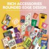 Cash Register Playset for Kids - 48PCS Pretend Play Money, Calculator, Scanner, Credit Card and Play Food for Boys and Girls Ages 3+ (668-125) - Image 5