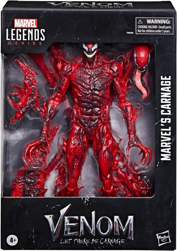 Marvel Legends Series Carnage, Venom: Let There Be Carnage Deluxe Collectible 6 Inch Action Figure - Image 2